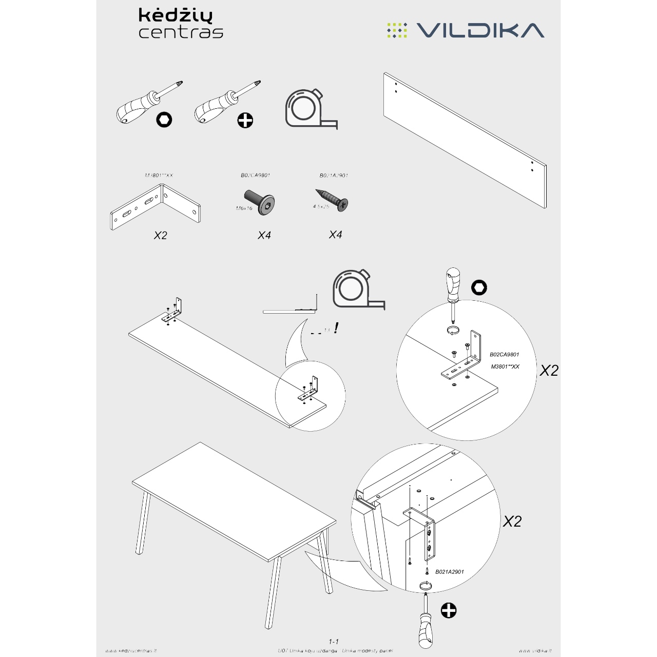 Biuro baldai || Biuro stalas || Kojų uždanga || Office furniture