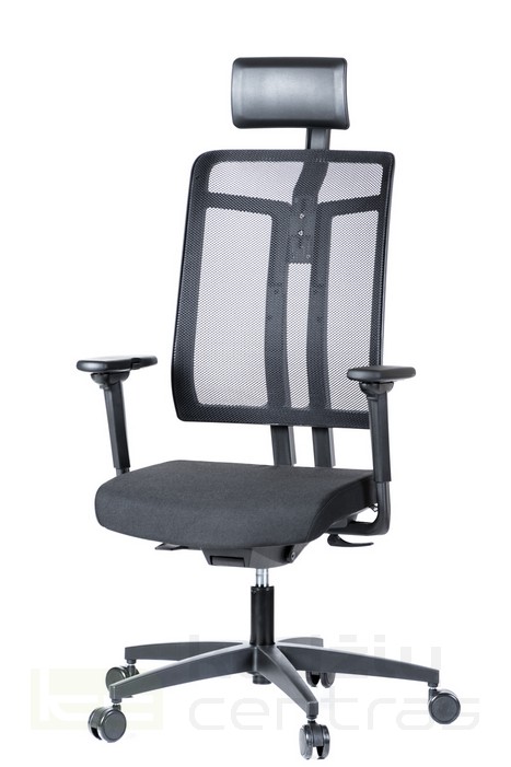 Active sitting chair, Ergonomic chair, Office chair, Home office chair, Desk chair, Ergonomic chair W7 with headrest, Ergonominė biuro kėdė W7 || Darbo kėdė su pogalviu || Office chair