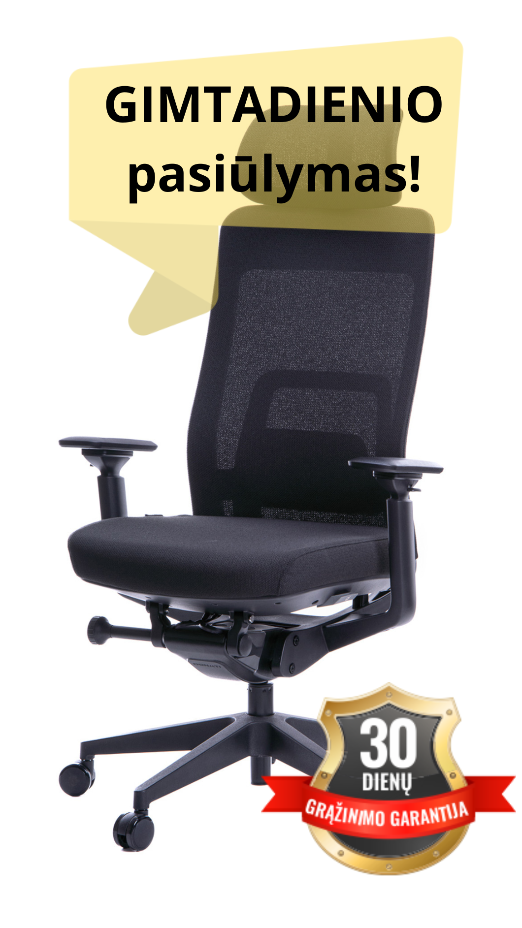 Ergonomic office chair UniPro H